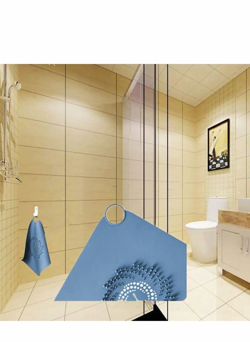 Hair Catcher 2pcs Silicone Shower Drain Catcher, Stopper, Strainer, Covers, Bathroom Protector for Bathtub and Kitchen - Image 2