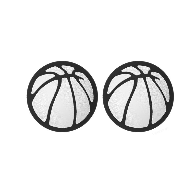 Cartoon Nintendo Switch Rocker Cap NS Silicone Rocker Cap Basketball Sport Rocker Protective Cap White