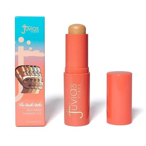 Juvia's Place Shade Stick Foundation, Concealer, Contour, Manila, Medium w/Olive Undertone, .34 oz