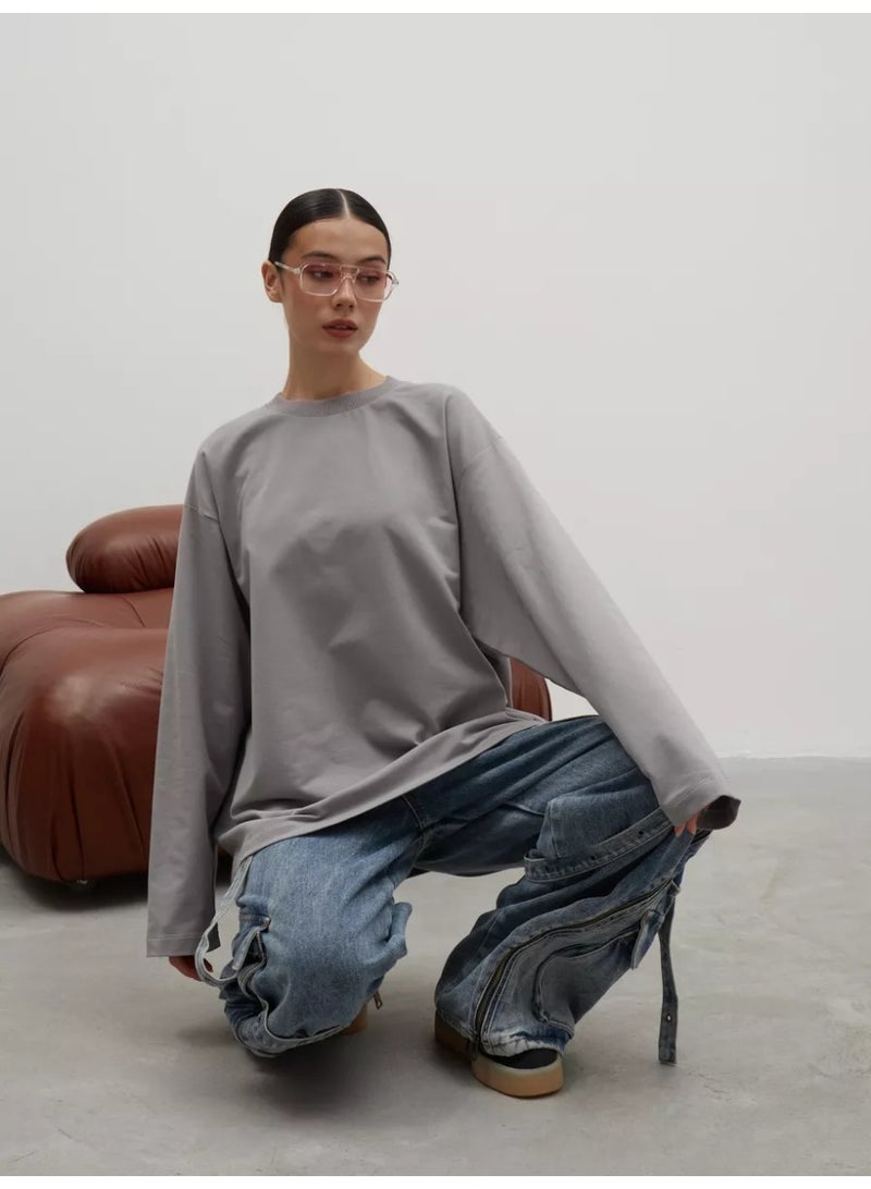 NIBEMINENT Basic Thick Cotton T Shirts Women Autumn Long Sleeves Loose Bottom Ladies Casual Knitted Soft Woman Clothing - Image 3