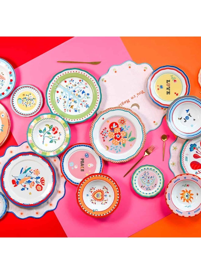 Baci milano Porcelain Dinner Set 18 Pieces for 6 Persons – Mamma Mia Collection, Plates and Soup Plates, Tableware, Dinnerware, Dining, Kitchen, Home, Gift, Italian Design by Baci Milano - Image 2