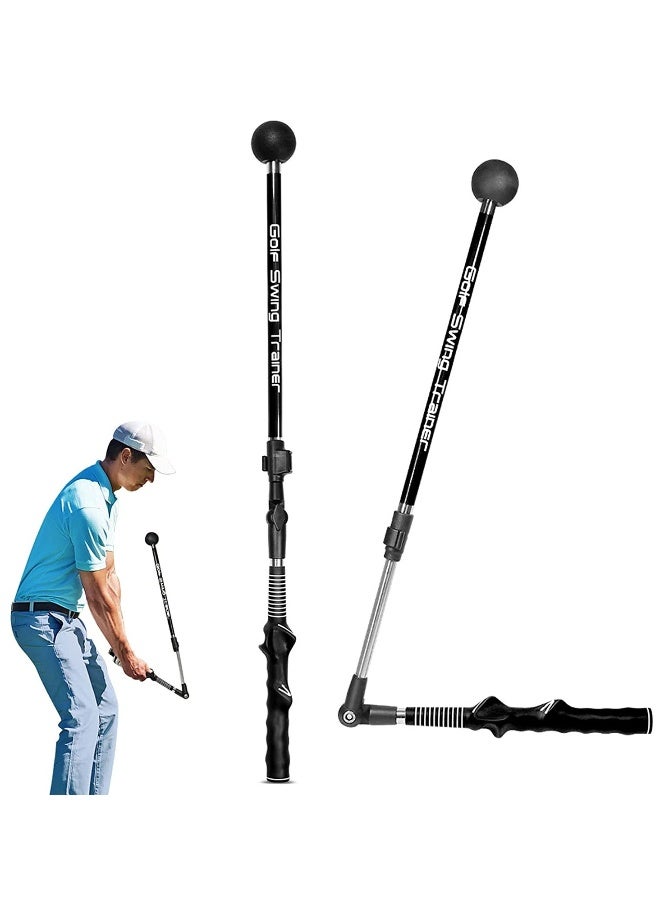 Generic Golf Swing Trainer Adjustable Portable Golf Training Tool Postural Correction Aid Improve Hinge Forearm Rotation Shoulder Beginners Improve Golf Swing Exerciser Training Aid - Image 1