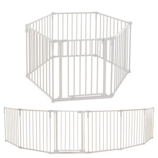 Toddleroo by North States 3 in 1 Metal Superyard 6 Panel Play Yard Baby Gate Playpen or Extra Wide Baby Fence 151 Wide Wall Mount Kit Included 10 sq ft play yard 30 tall Taupe - pzsku/Z2CF2E3B479622F2F2CF7Z/45/1752245960/b83e2036-0ec3-4e5e-8a79-b3499b18eb5f