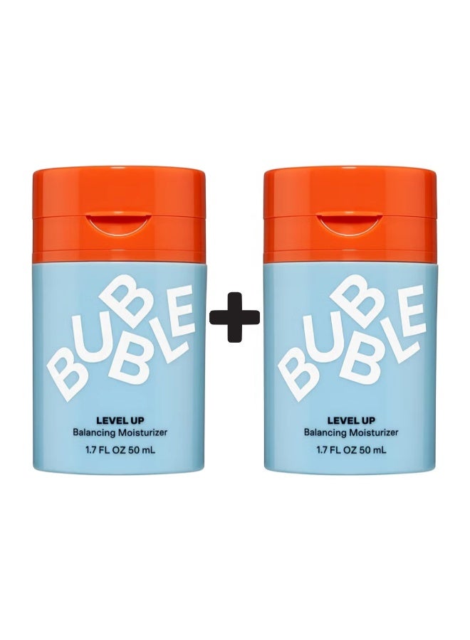 بابل عبوة من 2 مرطب متوازن للعناية بالبشرة، مرطب جل مرطب للوجه بتركيبة من الزنك PCA + النياسيناميد لتحسين الملمس والإشراق، للعناية بالبشرة الدهنية أو المختلطة (50 مل) - Image 1