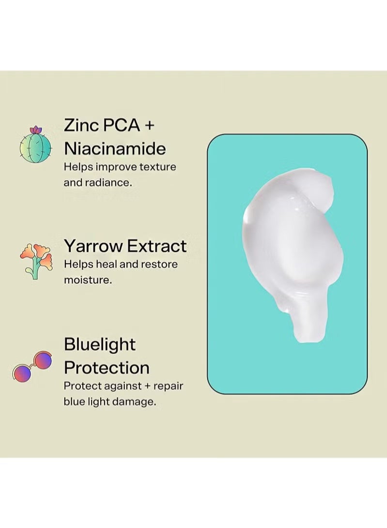 بابل عبوة من 2 مرطب متوازن للعناية بالبشرة، مرطب جل مرطب للوجه بتركيبة من الزنك PCA + النياسيناميد لتحسين الملمس والإشراق، للعناية بالبشرة الدهنية أو المختلطة (50 مل) - Image 5