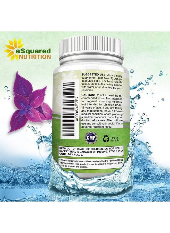 aSquared Nutrition - Forskolin 500Mg Max Strength 120 Capsules Natural Forskolin Supplement For Pure Weight Loss Fuel Coleus Forskohlii Root Forskolin Diet Pills Belly Buster Pure Fat Burner 2X Slim Trim Lose - Image 1