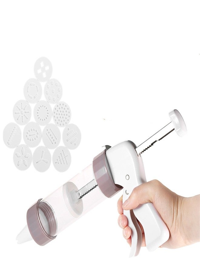 FantasyDay Biscuit Making and Icing Set Cookie Biscuit Press and Cake Icing Decorating Set with Icing Gun Cookie Press Cutter Kit with Discs and Nozzles For Beginner and Professional Use #1 - Image 1