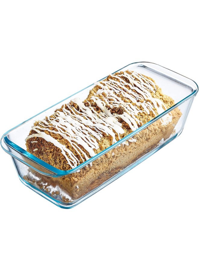 SIMAX Glassware Classic 1.5 Quart Loaf Dish, Glass Loaf Pan, Heat, Cold and Shock-Proof Borosilicate Glass, Made in Europe, Dishwasher Safe, 11” x 4.8” x 3” - Image 1