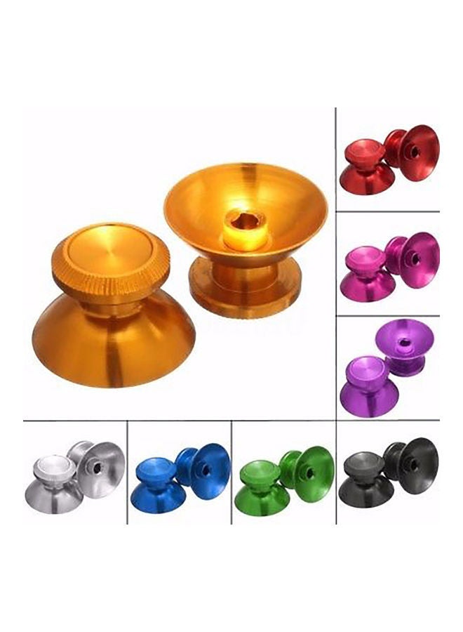 Loquat 2Pcs Replacement Metal Joystick Cap Cover Case for PS4 Xbox One Thumb Stick - Image 2