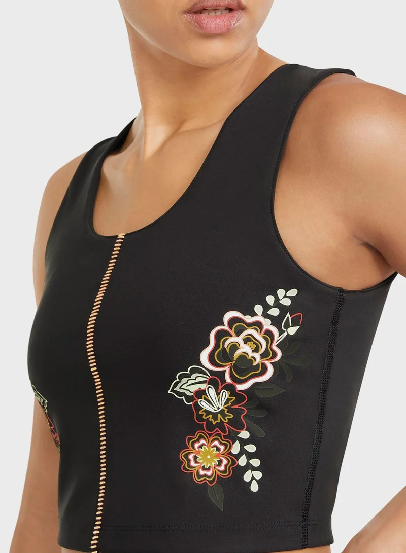PUMA Frida Kahlo Crop Bra