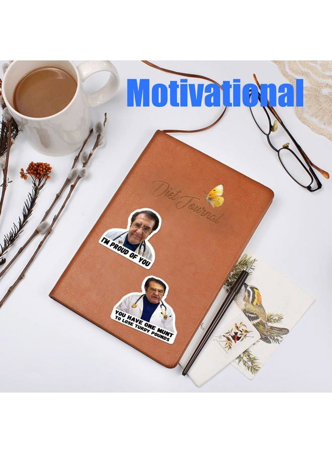 Hambli 48 Pack Dr Now Stickers - Dr. Nowzaradan Funny Stickers - Dr. Now Weight Loss Stickers Quotes - 3”x3” Fun Motivational Dr Nowzardan Vinyl Gloss Decals for Water Bottles, Laptops & More - Image 5