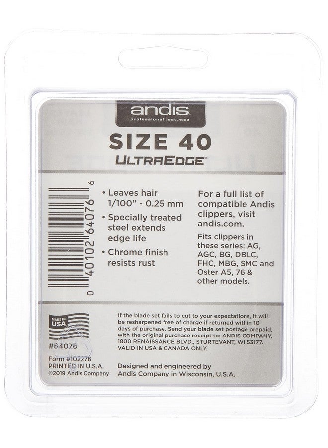 Andis 64072 Ultra Edge Detachable Clipper Blade - Comprised Of Alloy Steel & Carbon, Exclusive Hardening Process For Dogs & Medium-Sized Animals - Image 2