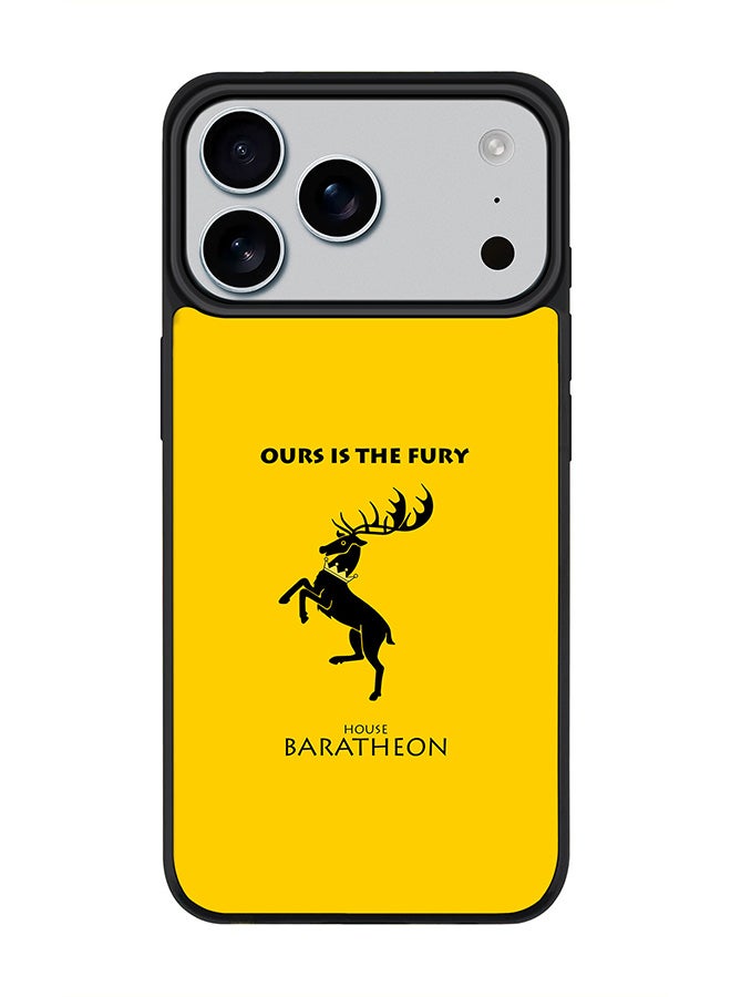 Stylizedd iPhone 17 Pro Max Case, [Compatible with MagSafe] Slim Magnetic cover Phone Case iPhone 17 Pro Max -GOT House Baratheon - Image 1