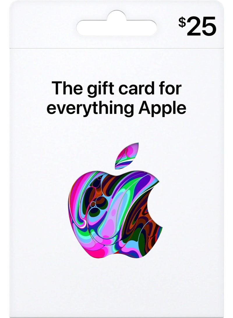 Apple Gift Card US $25 Digital Code | Apple Account Credit for App Store & Digital Purchases