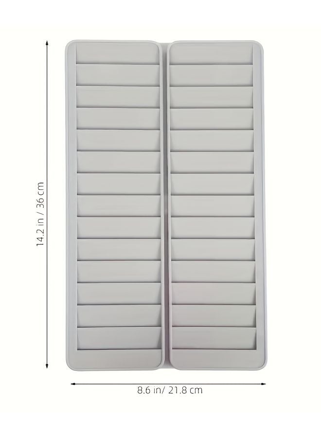 1pc Heavy Duty Expandable Time Card Holder 28 Slot Wall Mounted Punch Clock Organizer - Image 3