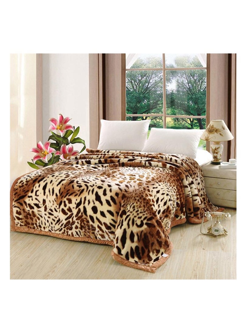 رقيق الملك الشتاء سميكة راشيل بطانية طبقة مزدوجة بطانية الزفاف بطانية التخييم في الهواء الطلق السفر البوليستر طبقة مزدوجة الصلبة المنك بطانية 200*230 سنتيمتر