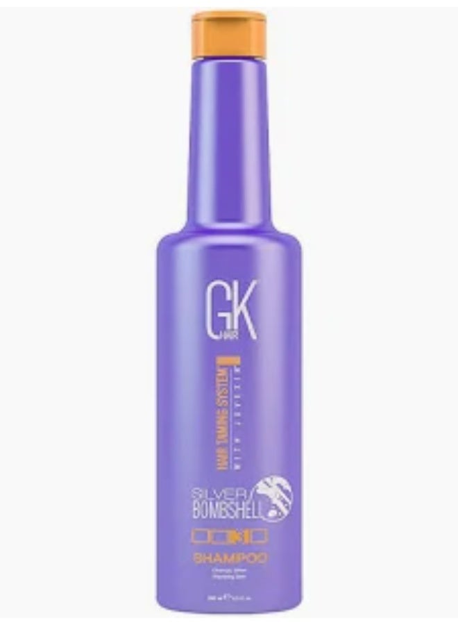 Silver Shampoo 280ML - Purple Shampoo for Blonde Gray and Highlighted Hair to Reduce Yellow and Brassy Tones