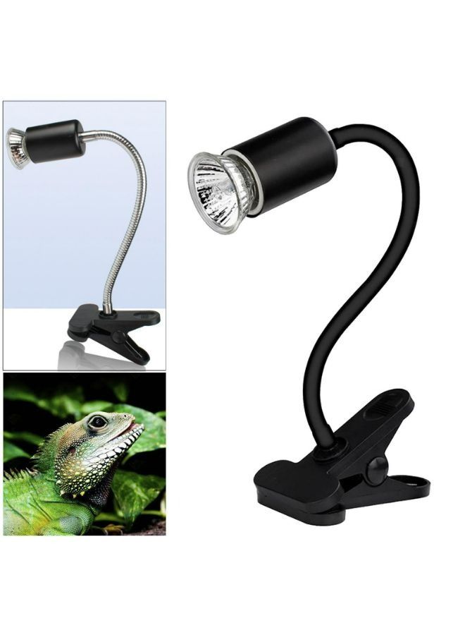 Generic Reptile Ceramic Heat Lamp Holder with UVA UVB 50W Bulb Light  - Image 4