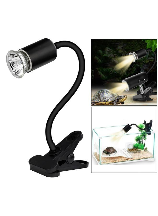 Generic Reptile Ceramic Heat Lamp Holder with UVA UVB 50W Bulb Light  - Image 5