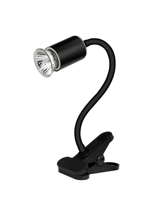 مصباح حراري للزواحف، حامل إضاءة طويل مع مشبك - بدون لمبة - (أسود / أبيض) - Image 3