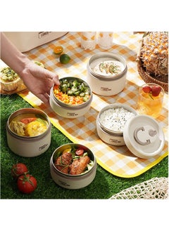 Joyelink 4-Pack Insulated Lunch Box Set with Lunch Bag  - Image 3