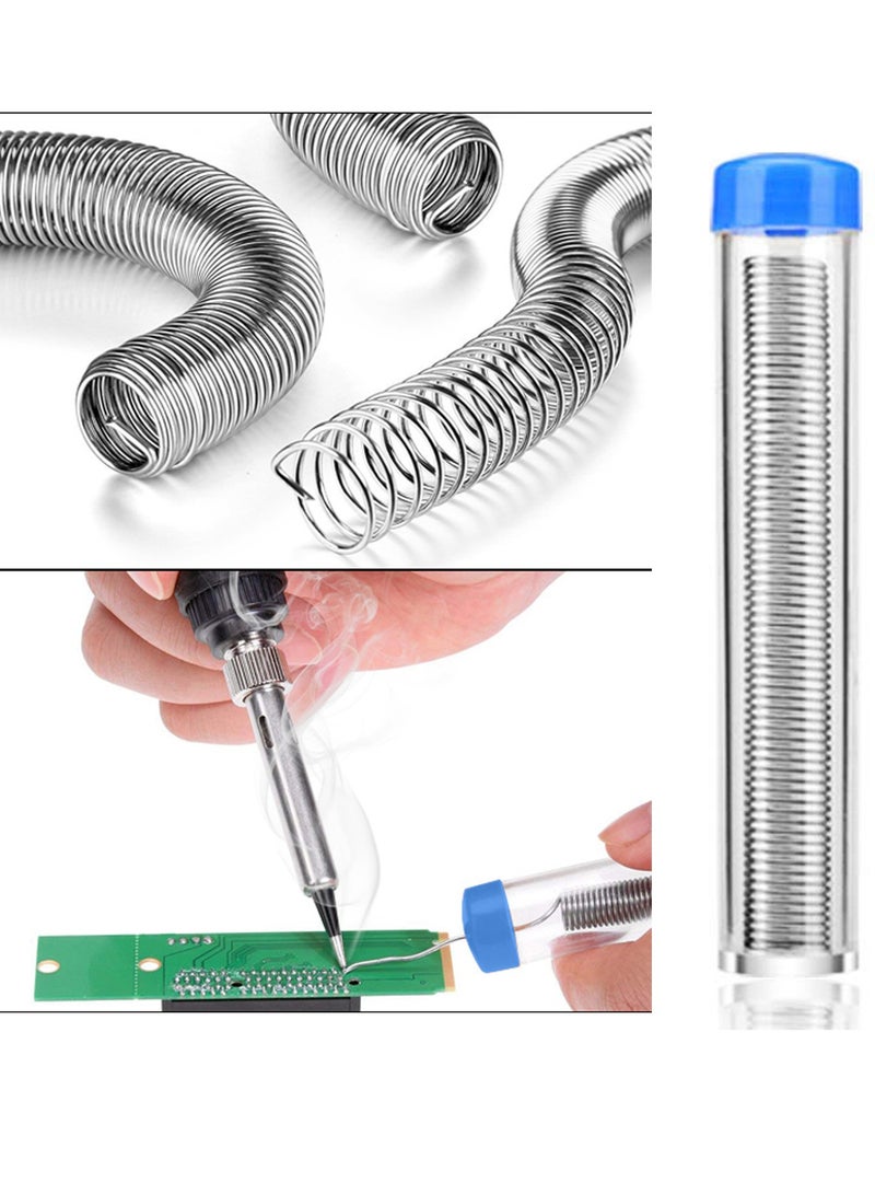 هاندسكيت مجموعة مكواة لحام كهربائية قابلة للتعديل بدرجة حرارة 200-450℃ مع 60 واط ومقياس متعدد الاستخدامات ومضخة لإزالة اللحام، أداة لحام احترافية بسيطة. - Image 4