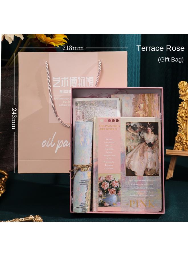 Bluejw Vintage Hollow Hand Ledger Suit Gift Box High Beauty Notebook Stationery Girl Cute Hand Ledger Girl Day - Image 1