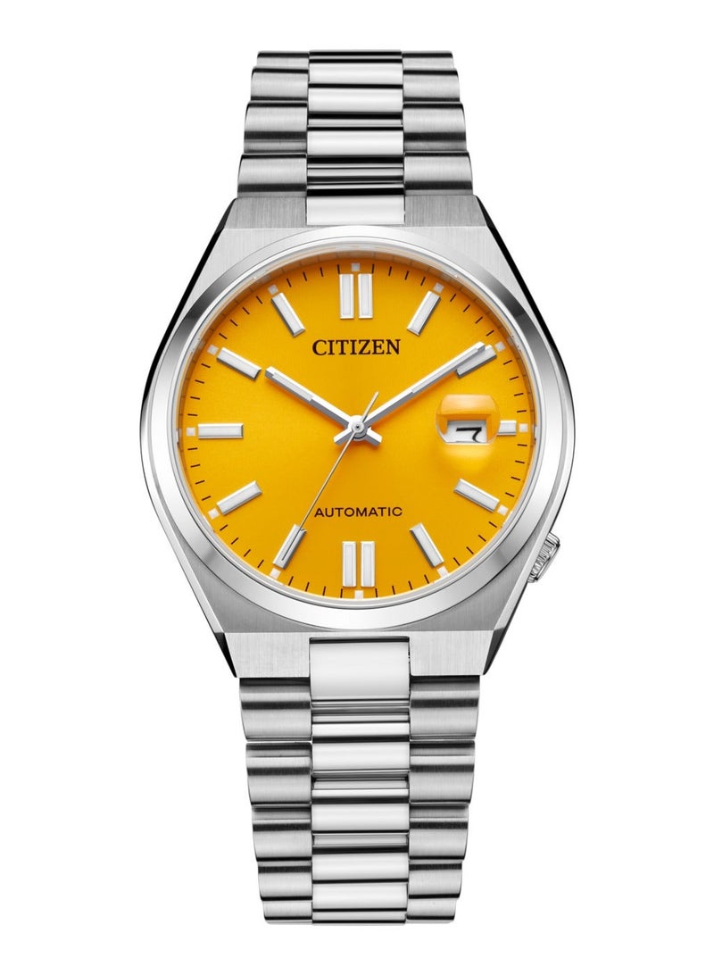 Citizen Boutique Citizen Tsuyosa Collection Men's Yellow Automatic Stainless Steel Watch NJ0150-81Z - Image 1