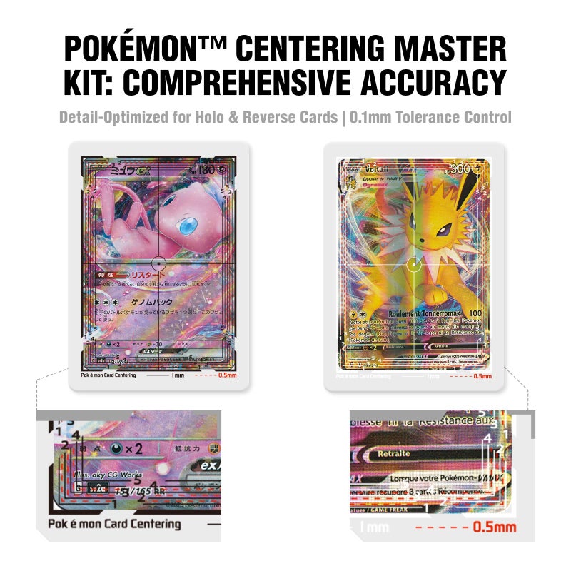 Flinduy Anime Collectible Cards Grading Tool with Cleaning Kit, PSA Standard Size Centering System for Standard Trading Cards, Precision Centering Grading Tools Setâ€‹ - Image 4