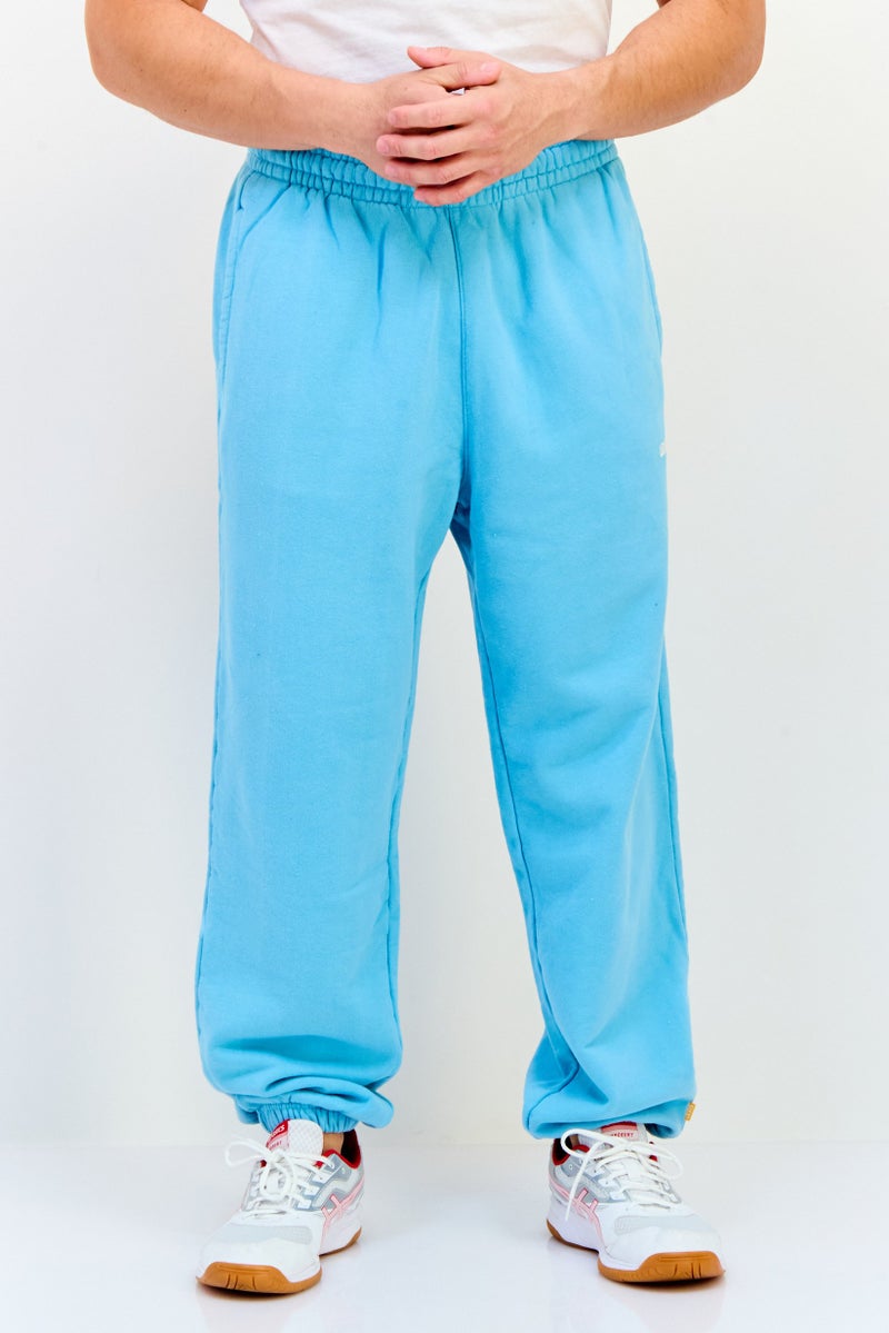 Levi's Men Regular Fit Brand Logo Jogger Pants, Light Blue  - Image 1
