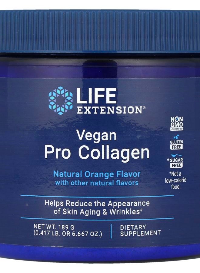 Vegan Pro Collagen Natural Orange  0.417 lb (189 g)