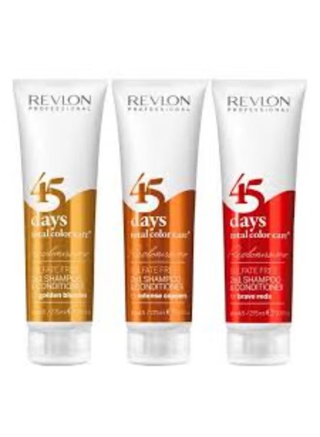 Revlon Professional 45 Days Revlonissimo Shampoo Conditioner Red Hair 275 ml - Image 3