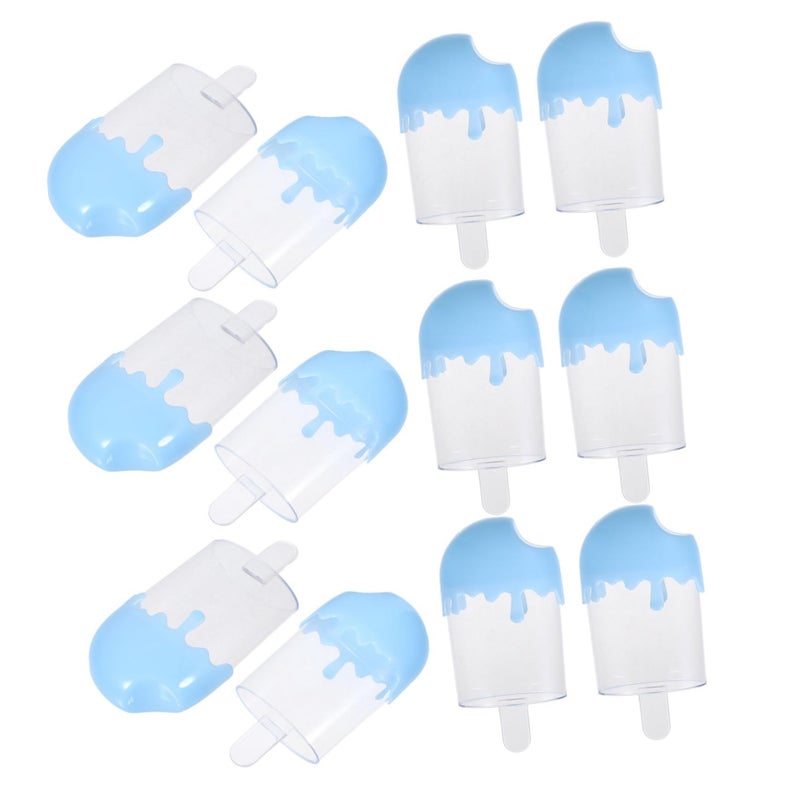 12 Pcs Ice Cream Candy Favor Boxes Stylish Treat Containers For Weddings Birthdays Parties With Secure Closure Portable Design - Image 2