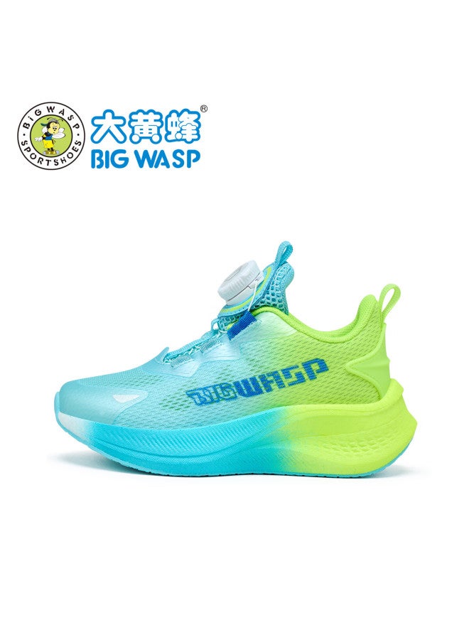 Bumblebee Kids Running Shoes Spring Boys Sports Shoes D112531690 Blue Fluorescent Green Size 44