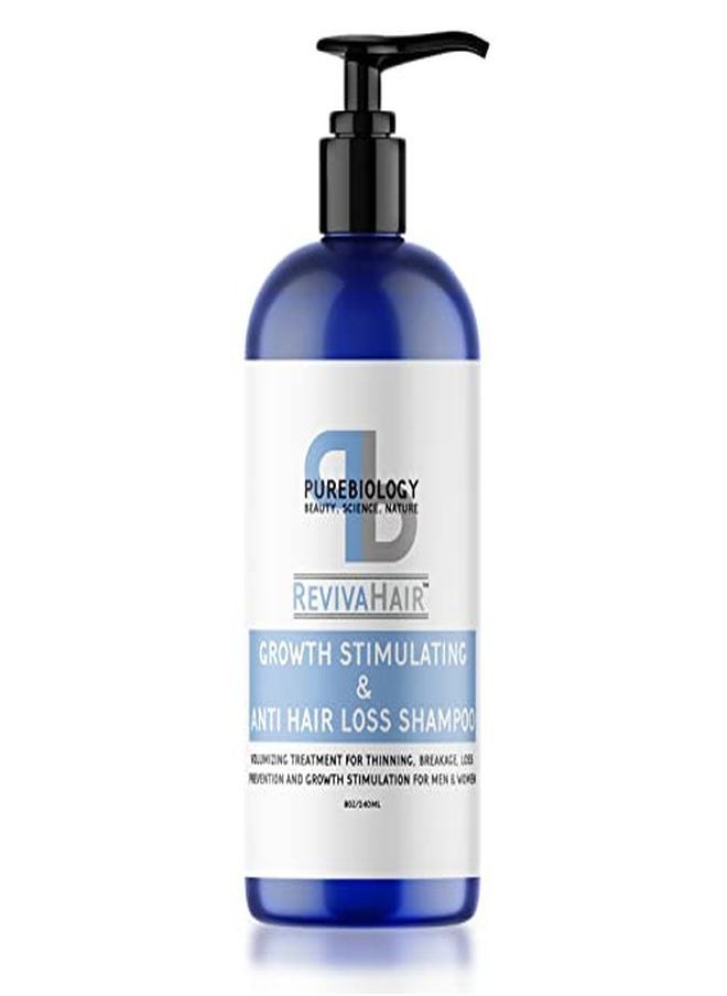Pure Biology - Hair Growth Stimulating Shampoo With Biotin, Keratin, Natural Dht Blockers, Vitamins B + E & Breakthrough Anti Hair Loss Complex For Thinning, Damaged Hair For Men & Women - Image 1