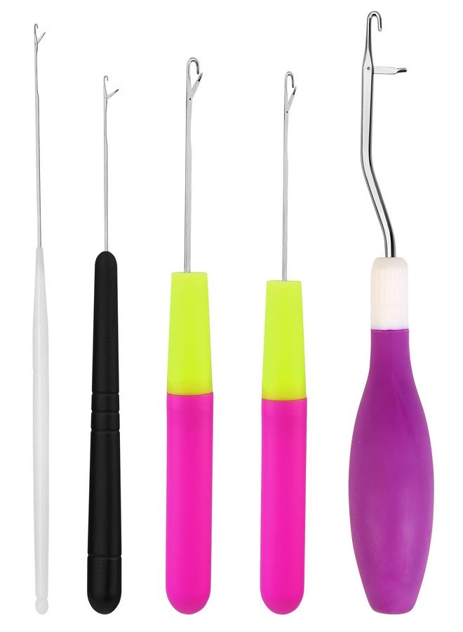 ZMAAGG 5 Pcs Latch Hook, Latch Hook Tool,Latch Hook Kits for Adults, Latch Hook Crochet Needle for Carpet Making - Image 1