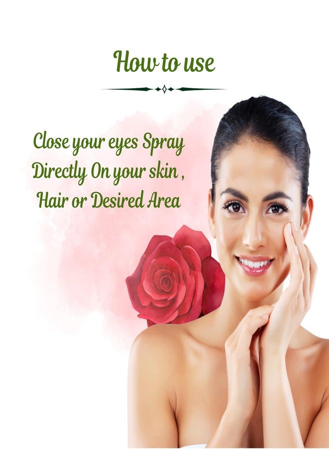 PKC 100% Pure Rose Water | High Grade Steam Distilled Roses |Clean & Tones Skin| Balance Skin PH Level | For All Skin Types - Image 3