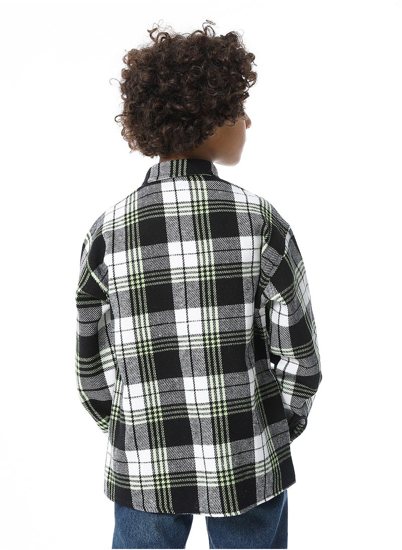 Master Jeans - Boys Casual Long Sleeves Shirt - Image 1