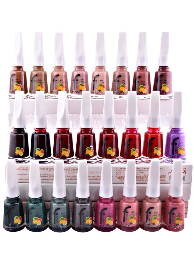FANITY Nail Polish Collection with 8 FREE Boxes of Polish Remover Wipes - Image 1