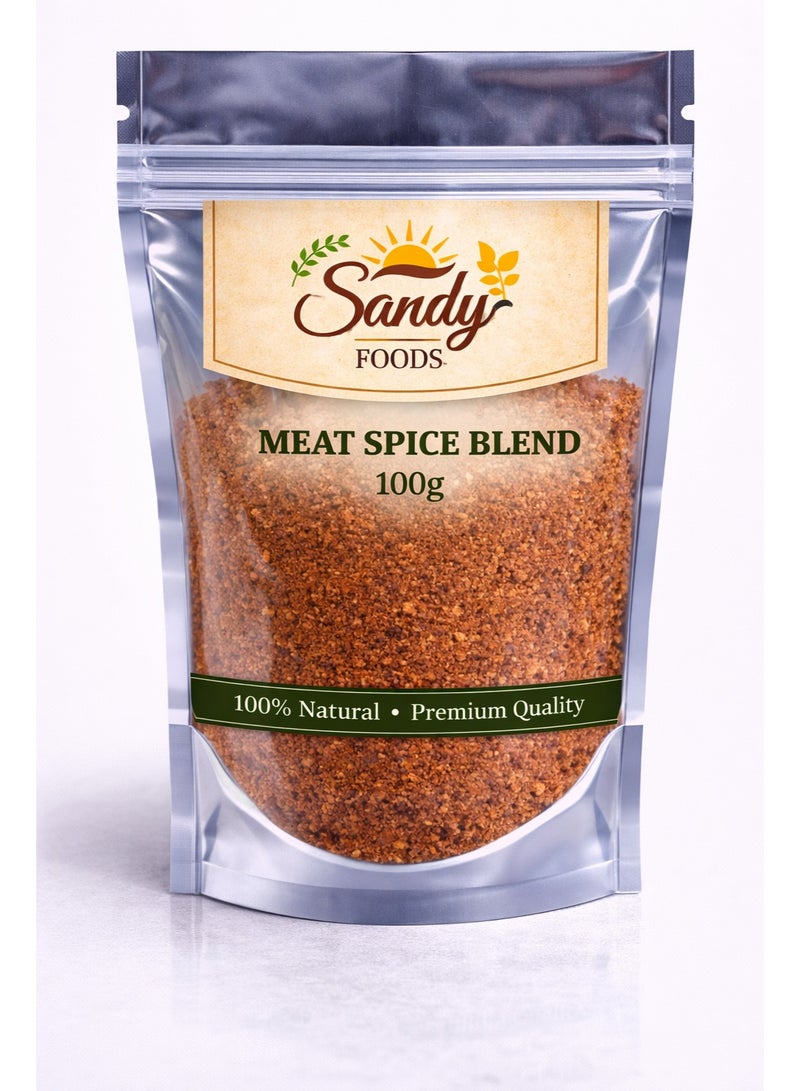 Sandy Foods Meat Spice Blend 100g  بهارات لحمة ناعمة  خلطة توابل متكاملة – طبيعي 100%  طعم شرقي مميز - Image 1