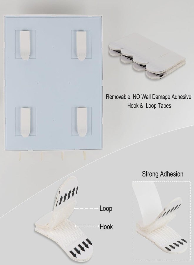 EHKIT Updated Bedside Shelf Phone Holder Organizer Stick on Wall Mount Hole-Free Removable Tape - Image 5