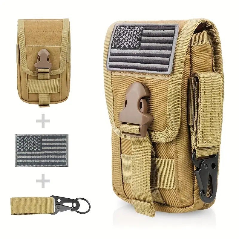 Multifunctional Sports Running Phone Bag Vertical Style Business Card Holder Military Tactical Molle Phone Bag Waist Bag - Image 4