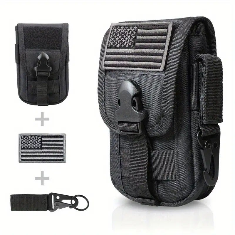 Multifunctional Sports Running Phone Bag Vertical Style Business Card Holder Military Tactical Molle Phone Bag Waist Bag - Image 2