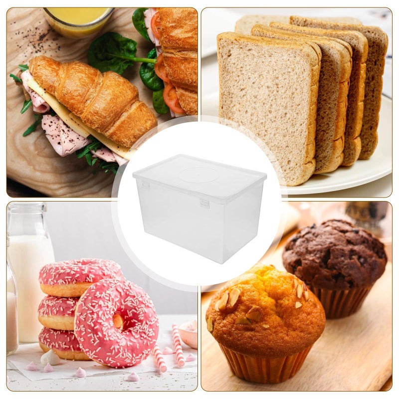 Airtight Bread Box For Kitchen Countertop Food Storage - Image 4