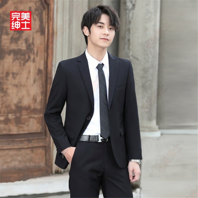 Perfect Gentleman Upgraded Suit Suit Men'S Suit Jacket Business Casual Professional Formal Dress Wedding Companion - Image 5