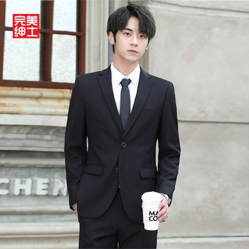 Perfect Gentleman Upgraded Suit Suit Men'S Suit Jacket Business Casual Professional Formal Dress Wedding Companion - Image 2