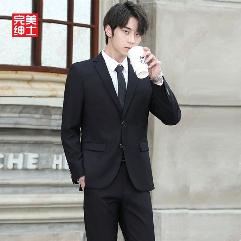 Perfect Gentleman Upgraded Suit Suit Men'S Suit Jacket Business Casual Professional Formal Dress Wedding Companion - Image 4
