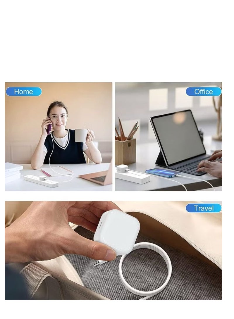 نيتو شاحن NITU NTC193 20 وات سريع PD بمنفذ USB C متوافق مع iPhone 16/15/14/14 Pro/14 Pro Max/13/12/SE2020/11/XR/XS Max/X/iPad - Image 4