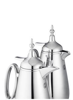 Alsaif A set of two thermoses from Saif with a touch of luxury and beauty in the beautiful shiny silver  - Image 2