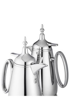 Alsaif A set of two thermoses from Saif with a touch of luxury and beauty in the beautiful shiny silver  - Image 3